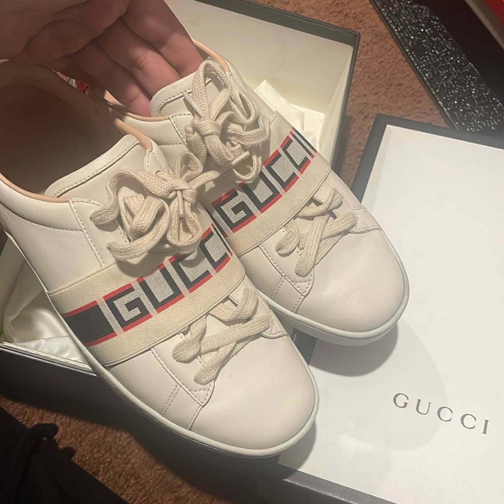 Gucci sneakers worn a few times